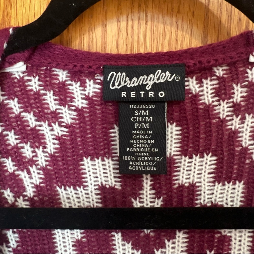 BRAND NEW Wrangler Retro Western Sweater - Picture 3 of 6